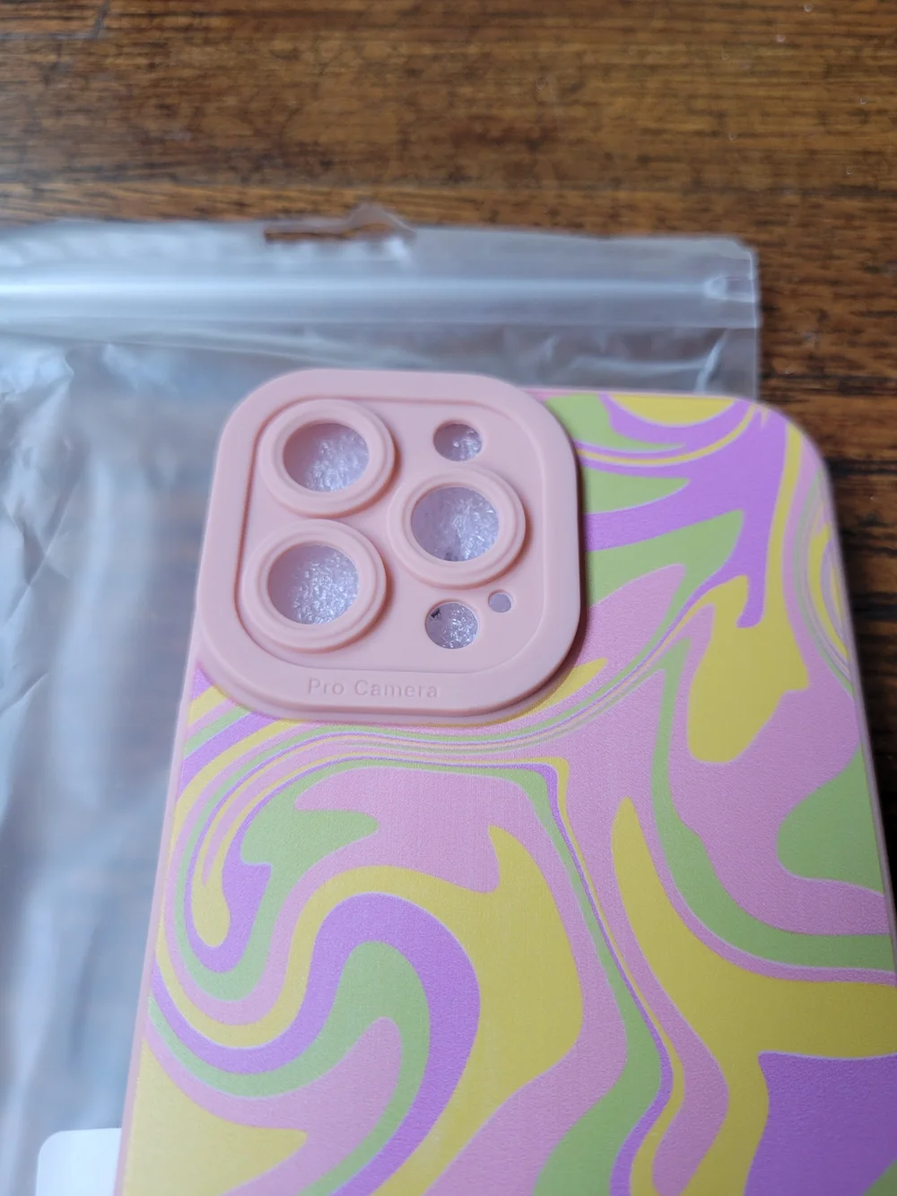 Shein Patterned Multicolor Back Case for Apple iPhone 13 pro Max Multi-Camera
